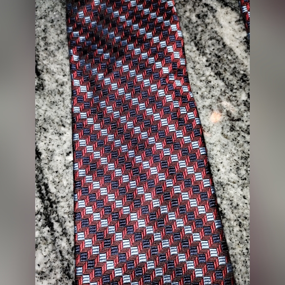 Sartori made in Italy tie, red white and blue - Picture 5 of 5